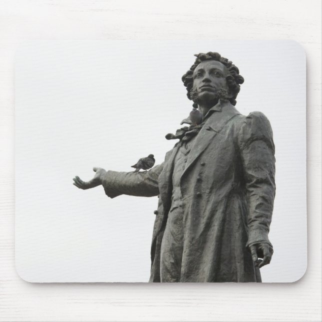 Staty av Alexander Pusjkin, Sankt Petersburg Musmatta (Framsidan)
