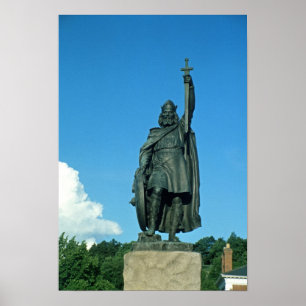 Staty av Alfred underbaren Poster