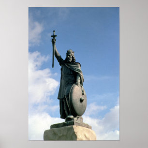Staty av Alfred underbaren Poster