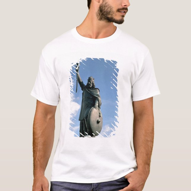 Staty av Alfred underbaren Tee Shirt (Framsida)