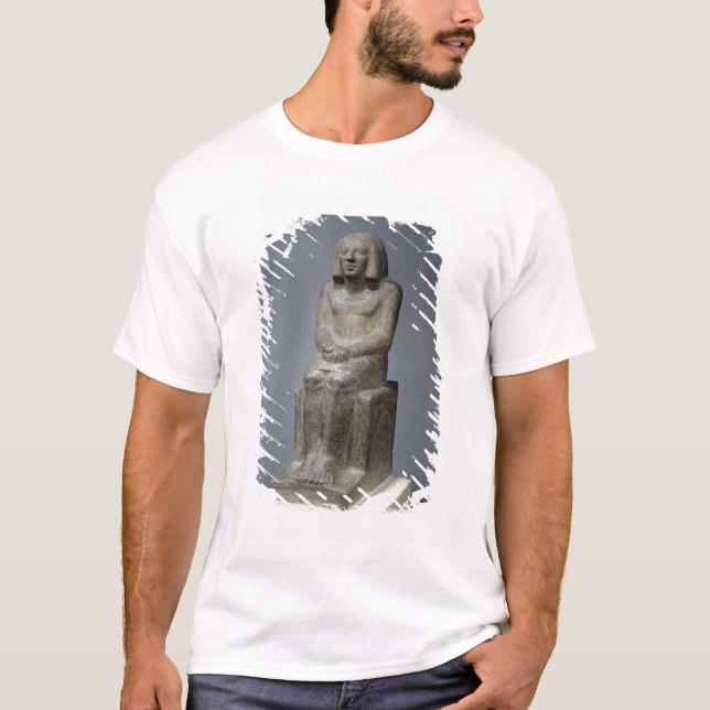 Staty av Ankh, präst av Horus, tidig dynastisk Pe Tee (Framsida)