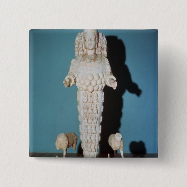 Staty av Artemis med jakthundar, c.AD 135-75 Knapp (Framsida)