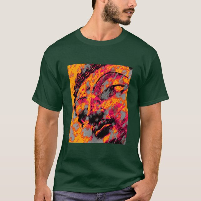 Staty av Buddha T-shirt (Framsida)