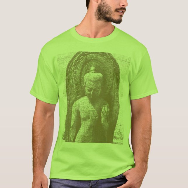 Staty av Buddha T-shirt (Framsida)