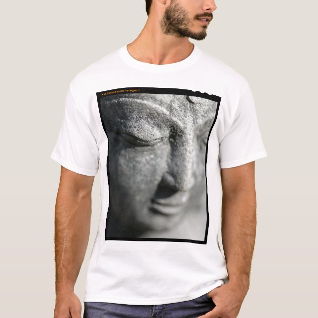 Staty av Buddha T Shirt (Framsida)