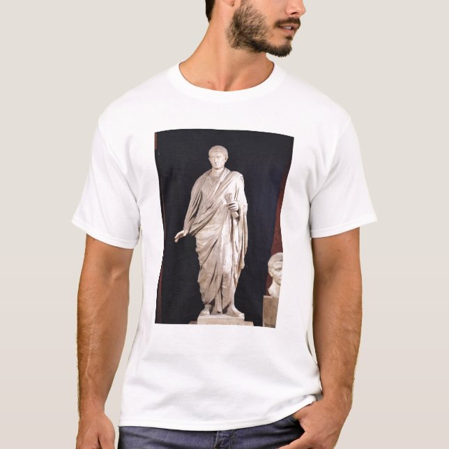 Staty av Caesar Augustus Tee Shirt (Framsida)