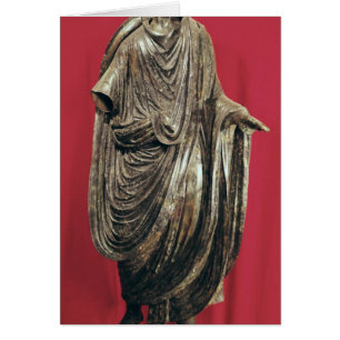 Staty av Caesar Julianus Pacatianus Hälsningskort