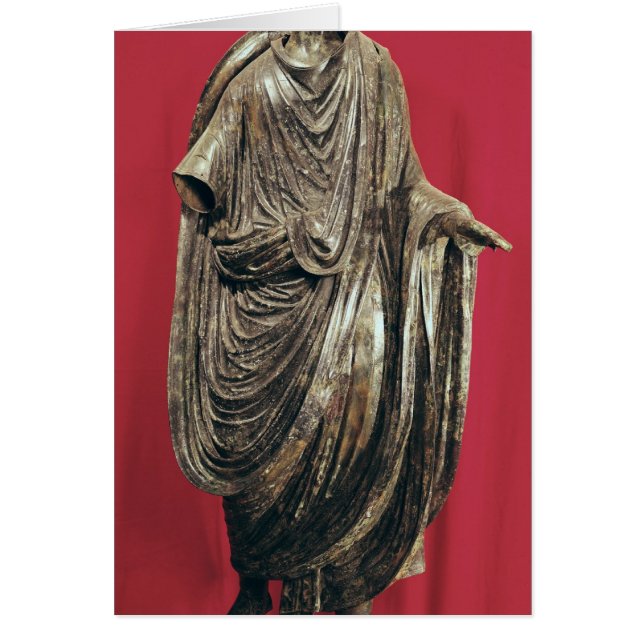 Staty av Caesar Julianus Pacatianus Hälsningskort (Framsidan)