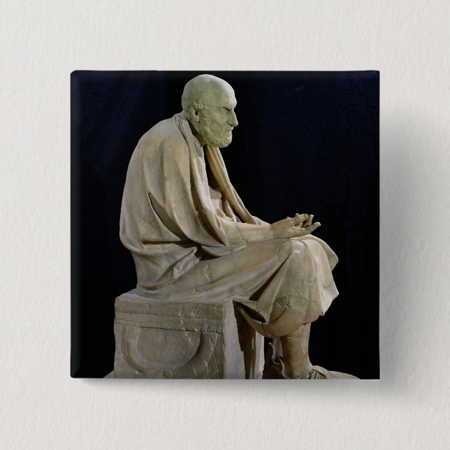 Staty av Chrysippus den grekiska filosofen Knapp (Framsida)