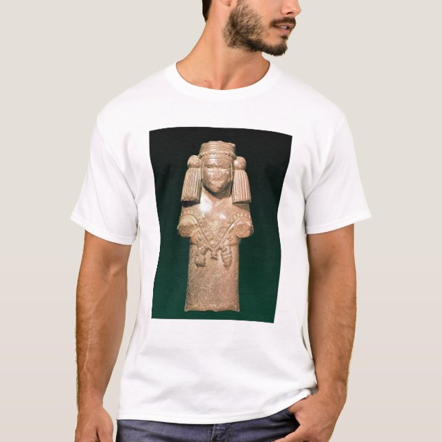 Staty av Coatlicue, forntida jord och modern T-shirt (Framsida)