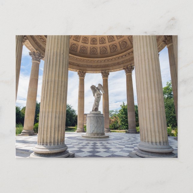 Staty av Cupidon, Kärlekstemplet i Versailles Vykort (Framsida)