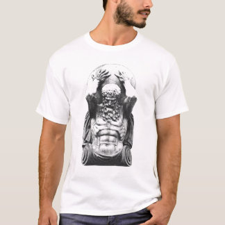 Staty av den grekiska guden Atlas T Shirt