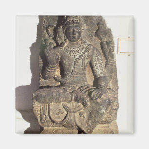 Staty av den hinduiska guden Brahma Magnet