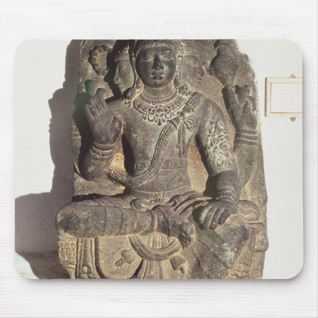 Staty av den hinduiska guden Brahma Musmatta (Framsidan)