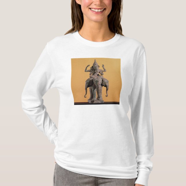 Staty av den hinduiska guden Ganesh T-shirt (Framsida)