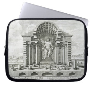 Staty av den olympiska zeusen som göras av Phidia Laptop Sleeve