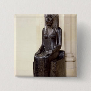 Staty av denhövdade gudinnan Sekhmet Knapp