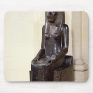 Staty av denhövdade gudinnan Sekhmet Musmatta