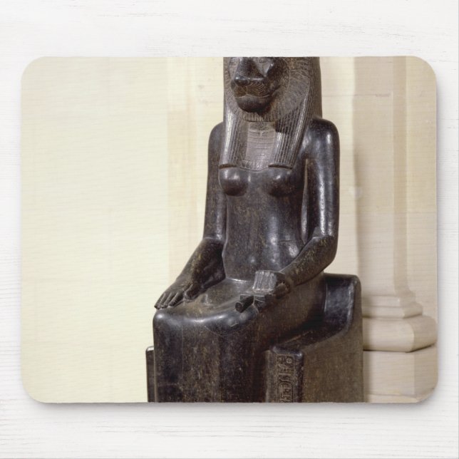 Staty av denhövdade gudinnan Sekhmet Musmatta (Framsidan)