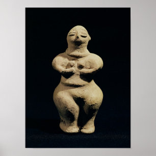 Staty av en gudinna, 6emillenium BC Poster
