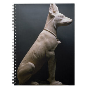 Staty av en hund, Mesopotamia, c.5000-1000 BC Anteckningsbok