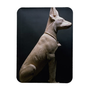 Staty av en hund, Mesopotamia, c.5000-1000 BC Magnet