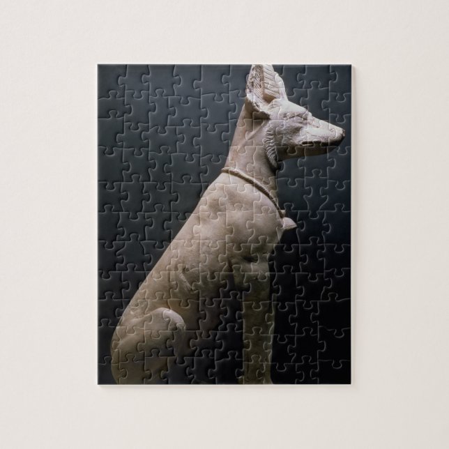 Staty av en hund, Mesopotamia, c.5000-1000 BC Pussel (Vertikal)