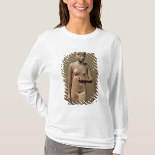 Staty av en ung tjänareflicka (trä) t-shirt