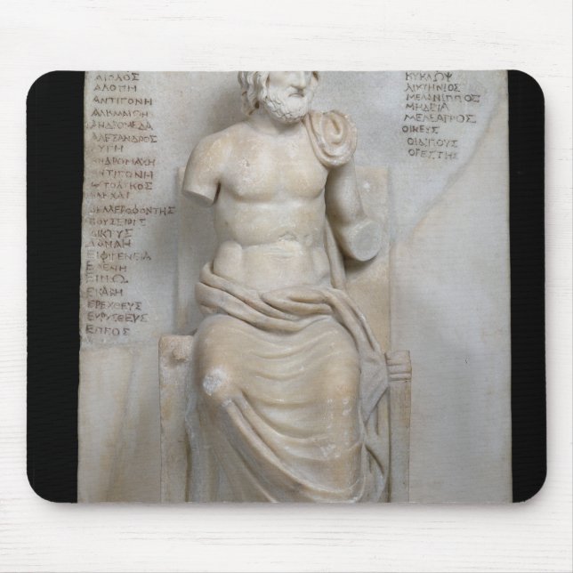 Staty av Euripides Musmatta (Framsidan)