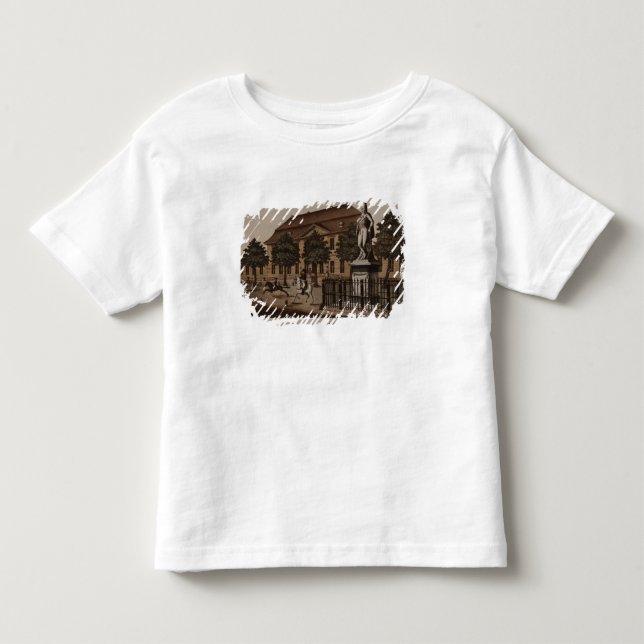 Staty av General von Ziethen i Wilhelm Platz Tee Shirt (Framsida)