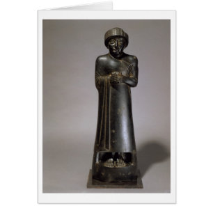 Staty av Gudea, Prince av Lagash som Neo-är Hälsningskort