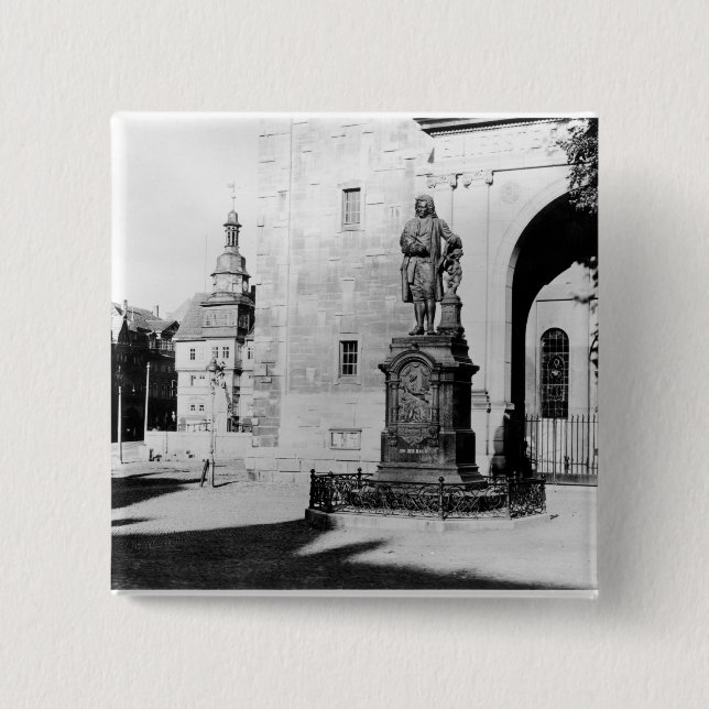 Staty av Johann Sebastian Bach Knapp (Framsida)