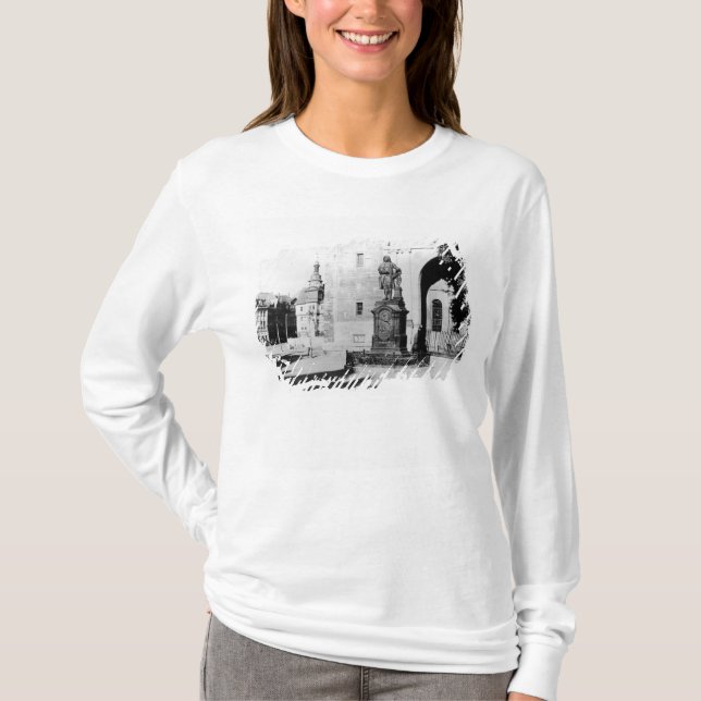 Staty av Johann Sebastian Bach T-shirt (Framsida)