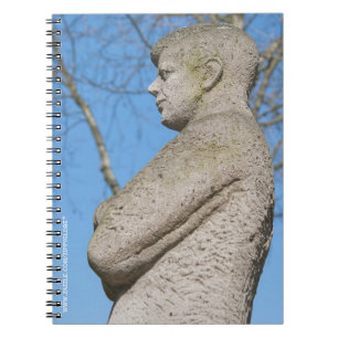 Staty av John F. Kennedy i Bonn Anteckningsbok