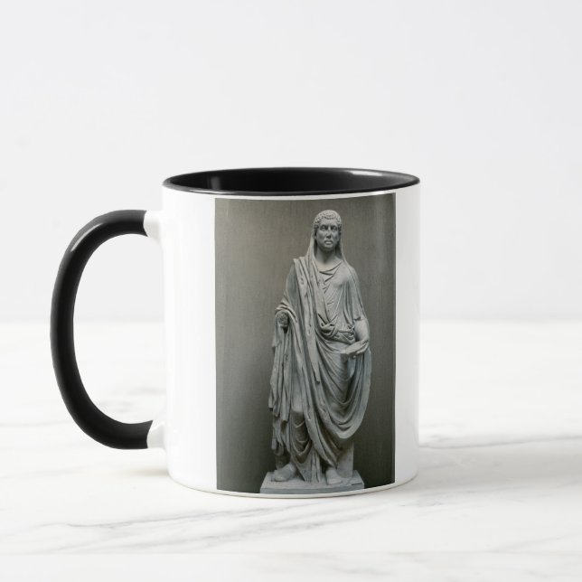 Staty av kejsaren Maxentius (ANNONS 306-312) som Mugg (Vänster)