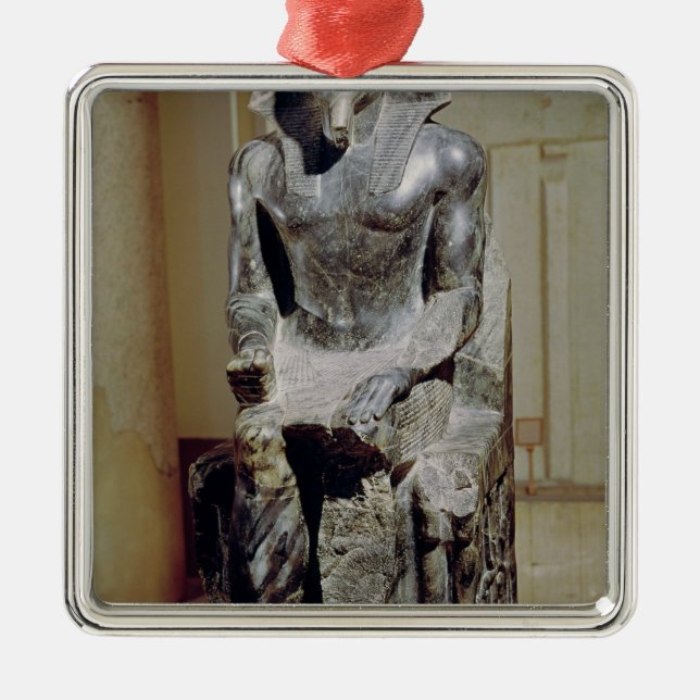 Staty av Khafre Julgransprydnad Metall (Framsidan)