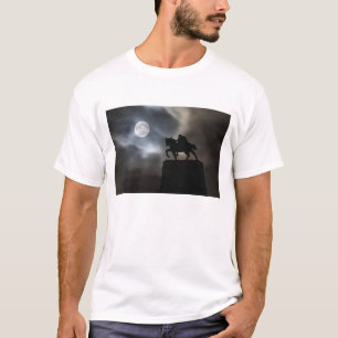 Staty av kung Kralja Tomislav i silhuett T-shirt
