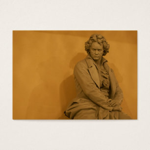 Staty av Ludwig Van Beethoven Visitkort