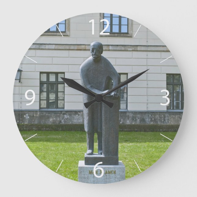 Staty av Max Planck i Berlin Stor Klocka (Framsida)