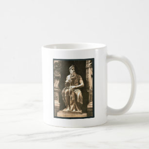 Staty av Michael Angelo, "den placerade Mosesen", Kaffemugg