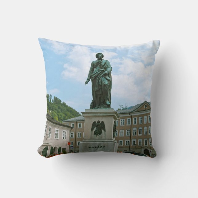 Staty av Mozart i Salzburg Kudde (Framsida)
