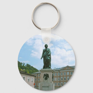 Staty av Mozart i Salzburg Nyckelring