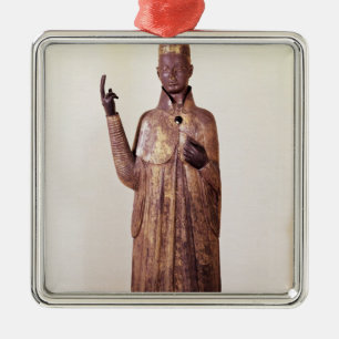 Staty av Pope Boniface VIII 1301 Julgransprydnad Metall