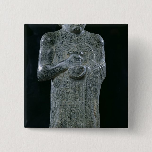Staty av Prince Gudea, c.2150 BC Knapp (Framsida)