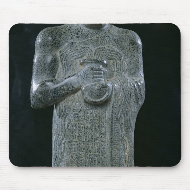 Staty av Prince Gudea, c.2150 BC Musmatta (Framsidan)