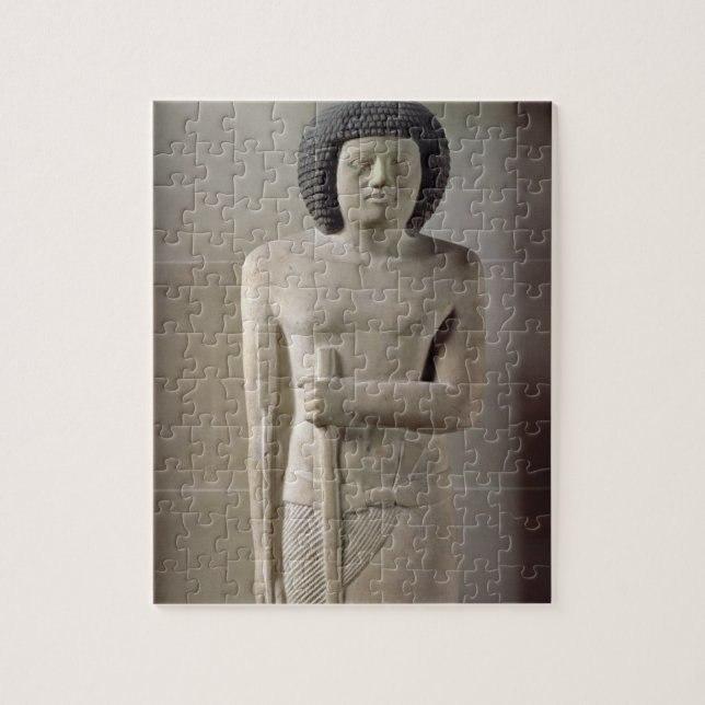 Staty av Sepa, gammalt kungarike (målad limestone) Pussel (Vertikal)