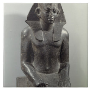 Staty av Sesostris III (1887-49 BC) som unga Kakelplatta