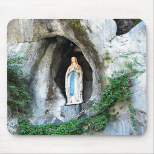 Staty av vår dam av Lourdes, Lourdes, frankrike Musmatta