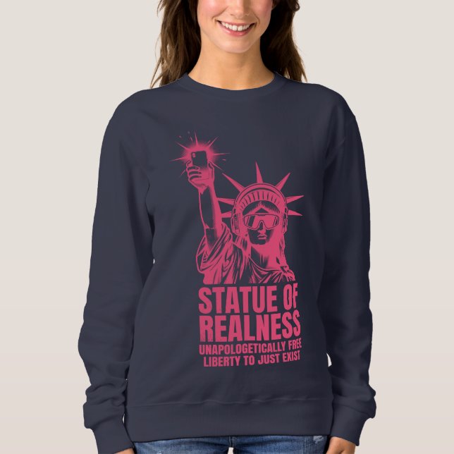 Staty av verklighet t shirt (Framsida)