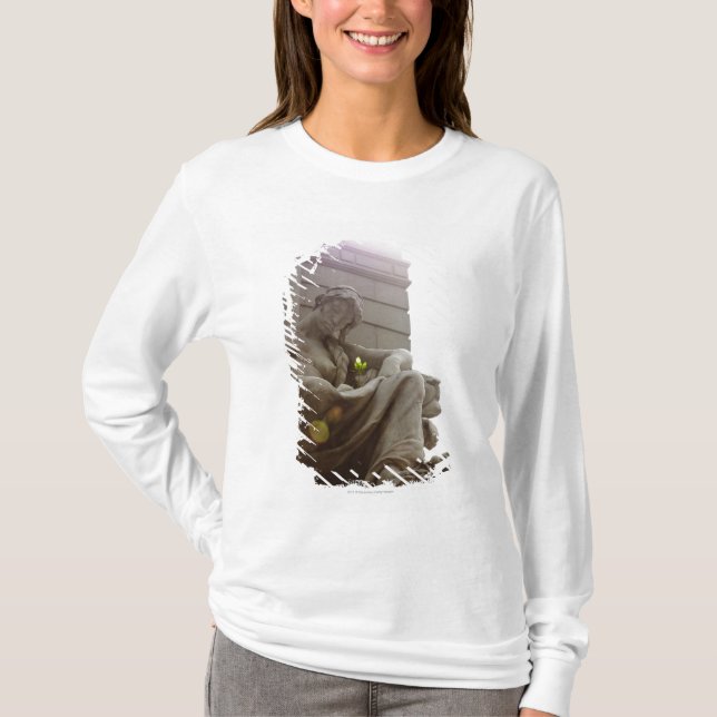 Staty för indianmedborgaremuseum t shirt (Framsida)